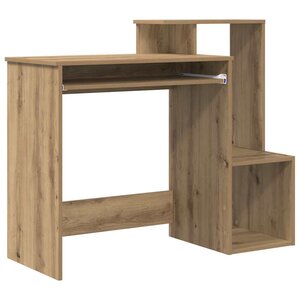 vidaXL Bureau Chêne artisanal 106 x 40 x 88.5 cm Bois d'ingénierie