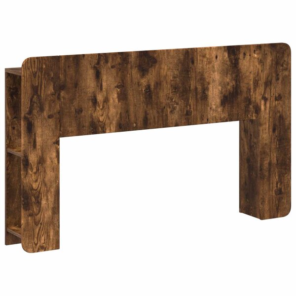 vidaXL Cabinet de Tête de Lit Chêne fumé Bois d'ingénierie