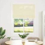 vidaXL Store plissé crème 100x150 cm largeur du tissu 99 4cm polyester