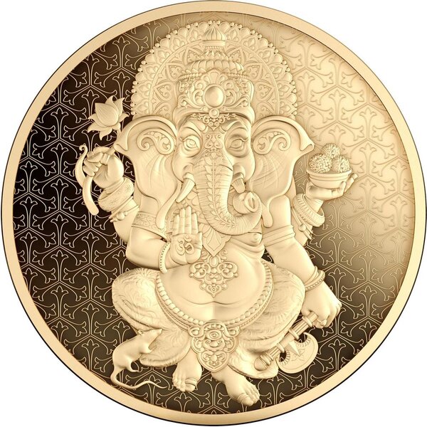 Monnaie GANESHA Hindu Pantheon 1 Oz Or 250$ Niue 2026 (PRÉCOMMANDE)
