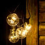 KONSTSMIDE Guirlande lumineuse avec 5 ampoules transparentes