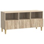 vidaXL Meuble TV 102 x 34 5 x 50 cm Chêne Sonoma Bois d'ingénierie