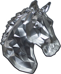 Monnaie LUNAR HORSE Low Poly 2 Oz Argent 5 Tala Samoa 2026 (PRÉCOMMANDE)