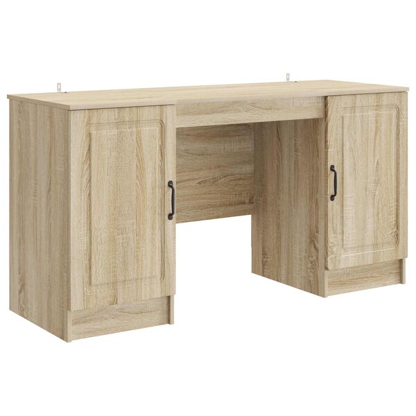 vidaXL Bureau Chêne Sonoma 142 5 x 50 x 75 cm Bois d'ingénierie
