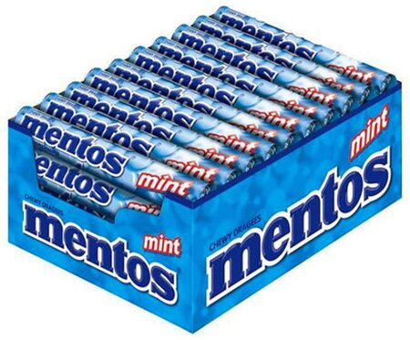 Mentos Menthe Maxi Pack (Boîte de 40 pièces)