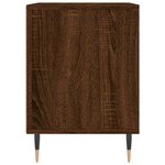 vidaXL Tables de chevet 2 Pièces chêne marron 40x35x50 cm bois ingénierie