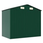vidaXL Abri de jardin Vert 205x129x183 cm Acier galvanisé