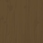 vidaXL Cadre de lit sans matelas marron miel 100x200 cm bois massif