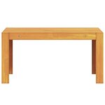 vidaXL Table d'appoint Huile Naturelle 70 x 35 x 35 cm