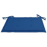 vidaXL Chaises de jardin empilables avec coussins lot de 6 Teck solide