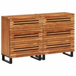 vidaXL Buffets 2 Pièces 60x34x75 cm bois d'acacia massif