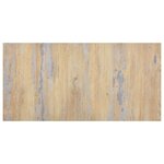 vidaXL Dalles de plancher autoadhésives 55 Pièces PVC 5 11 m² marron