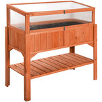 Tectake Potager sur pied avec serre