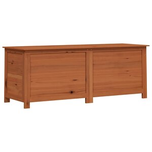 vidaXL Boîte à coussins d'extérieur Marron 150x50x56 cm Sapin massif