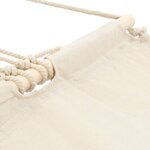 Hamac couleur crème 210 cm x 150 cm