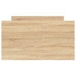 vidaXL Cadre de lit sans matelas chêne sonoma 75x190 cm