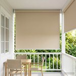 vidaXL Store enrouleur Protection UV Beige 80 x 230 cm Polyester