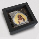 Pièce de monnaie en Argent 1 Dollar g 31.1 (1 oz) Millésime 2025 Leaves Of The Nile CLEOPATRA