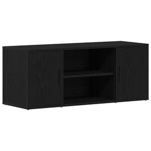 vidaXL Meuble TV Chêne noir 100 x 35 x 40 cm Bois d'ingénierie