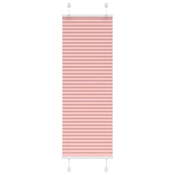 vidaXL Store plissé rose 40x100 cm largeur du tissu 39 4 cm polyester