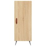 vidaXL Buffet haut Chêne sonoma 34 5x34x180 cm Bois d'ingénierie