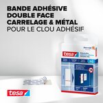 Lot de recharge powerstrips® pour clous adhésifs pour carreaux et métal, 2 kg, blanc 77760 (paquet 9 unités)
