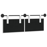 vidaXL Tête de lit suspendue tissu
