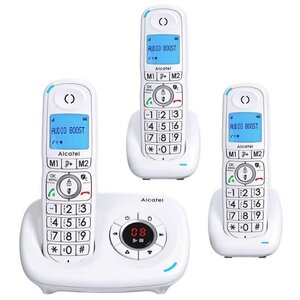 Téléphone sans fil alcatel xl 585 voice trio blanc