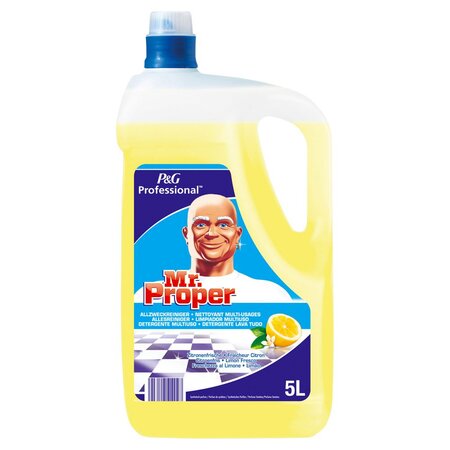 Bidon MR PROPRE - Nettoyant multi-usage - Citron - 5 L (bouteille 5 litres)