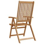 vidaXL Chaises pliables de jardin lot de 4 Bois d'acacia solide