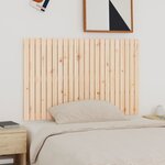 vidaXL Tête de lit murale 140x3x90 cm Bois massif de pin