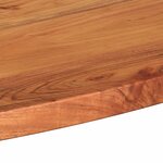 vidaXL Dessus de table 120x60x3 8 cm ovale bois massif d'acacia