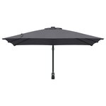 vidaXL Parasol de jardin mural anthracite 247 cm