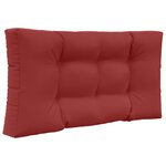 vidaXL Coussin de canapé d'extérieur 2 Pièces Bordeaux Polyester
