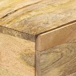 vidaXL Table console 100x35x76 cm Bois de manguier massif