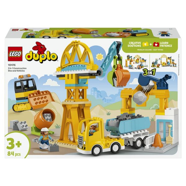 10476 Le chantier et les véhicules de construction 3-en-1 ® DUPLO® Ma ville