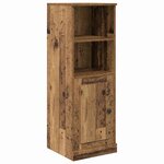 vidaXL Haut Armoire avec tiroir 3 Pièces Bois Ancien Bois d'ingénierie