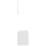 vidaXL Ensemble de meubles de salle de bain 2Pièces blanc bois ingénierie
