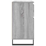 vidaXL Buffet Sonoma gris 60x35x70 cm Bois d'ingénierie