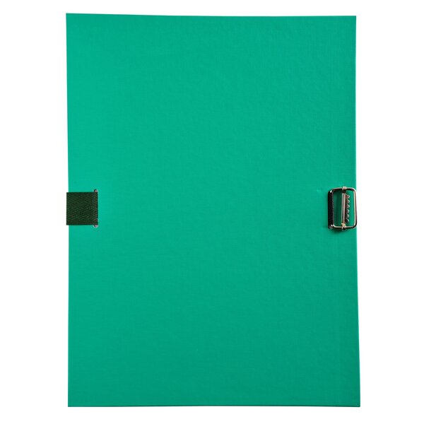 Chemise À Sangle Dos Extensible Avec Rabat En Pied Et Boucle À Coulisseau Cranté - Polypropylène - Vert - X 10 - Exacompta