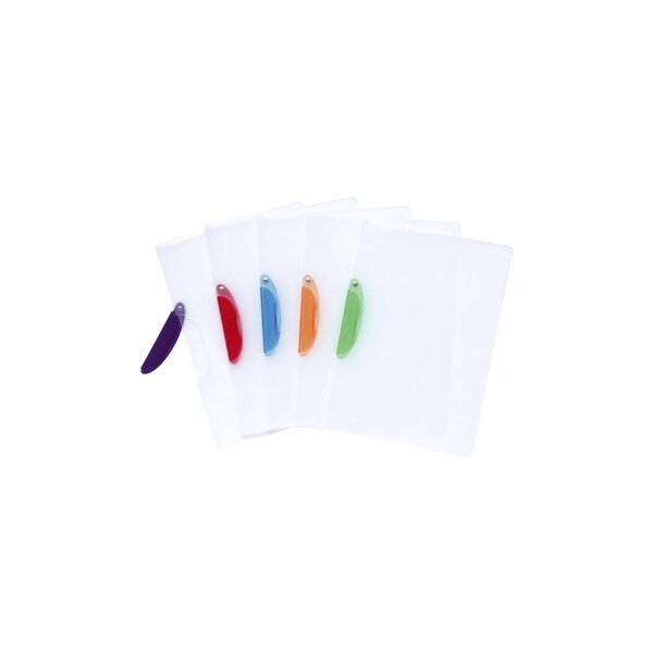 Chemise De Présentation Polypropylène Semi-rigide Clip Design - A4 - Couleurs Assorties - Exacompta