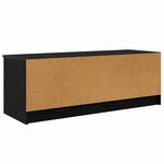vidaXL Meuble TV Chêne noir 102 x 35 x 36 5 cm Bois d'ingénierie