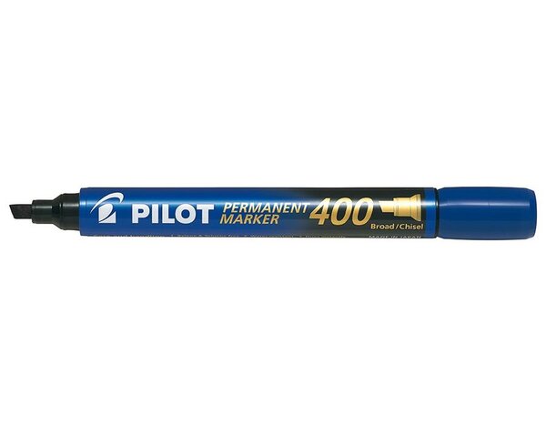 Marqueur Permanent SCA 400 Pointe Biseau Large Bleu PILOT