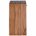 vidaXL Table de chevet Marron 63 x 30 x 79 cm Bois de Mahogany Massif