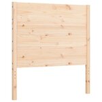 vidaXL Cadre de lit sans matelas 100x200 cm bois massif