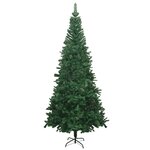 vidaXL Arbre de Noël artificiel pré-éclairé L 240 cm vert