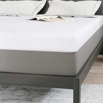 vidaXL Coussins de Matelas Blanc 160 x 200 cm