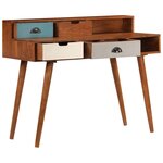 vidaXL Bureau 110x50x90 cm Bois d'acacia solide