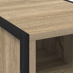 vidaXL Table de chevet Sonoma 39.5 x 30 x 50 cm Bois d'ingénierie