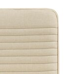 vidaXL Chaises à manger lot de 6 crème tissu